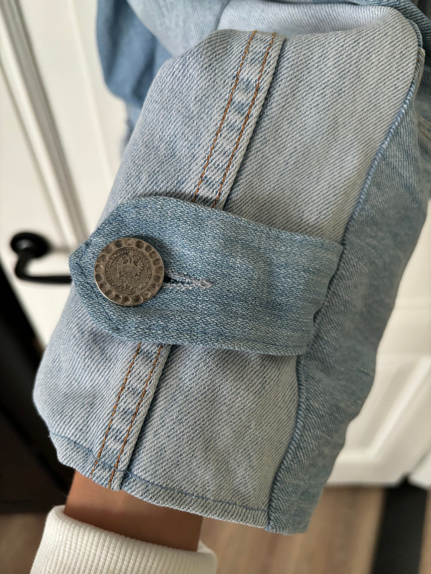 Vintage Denim Bomber