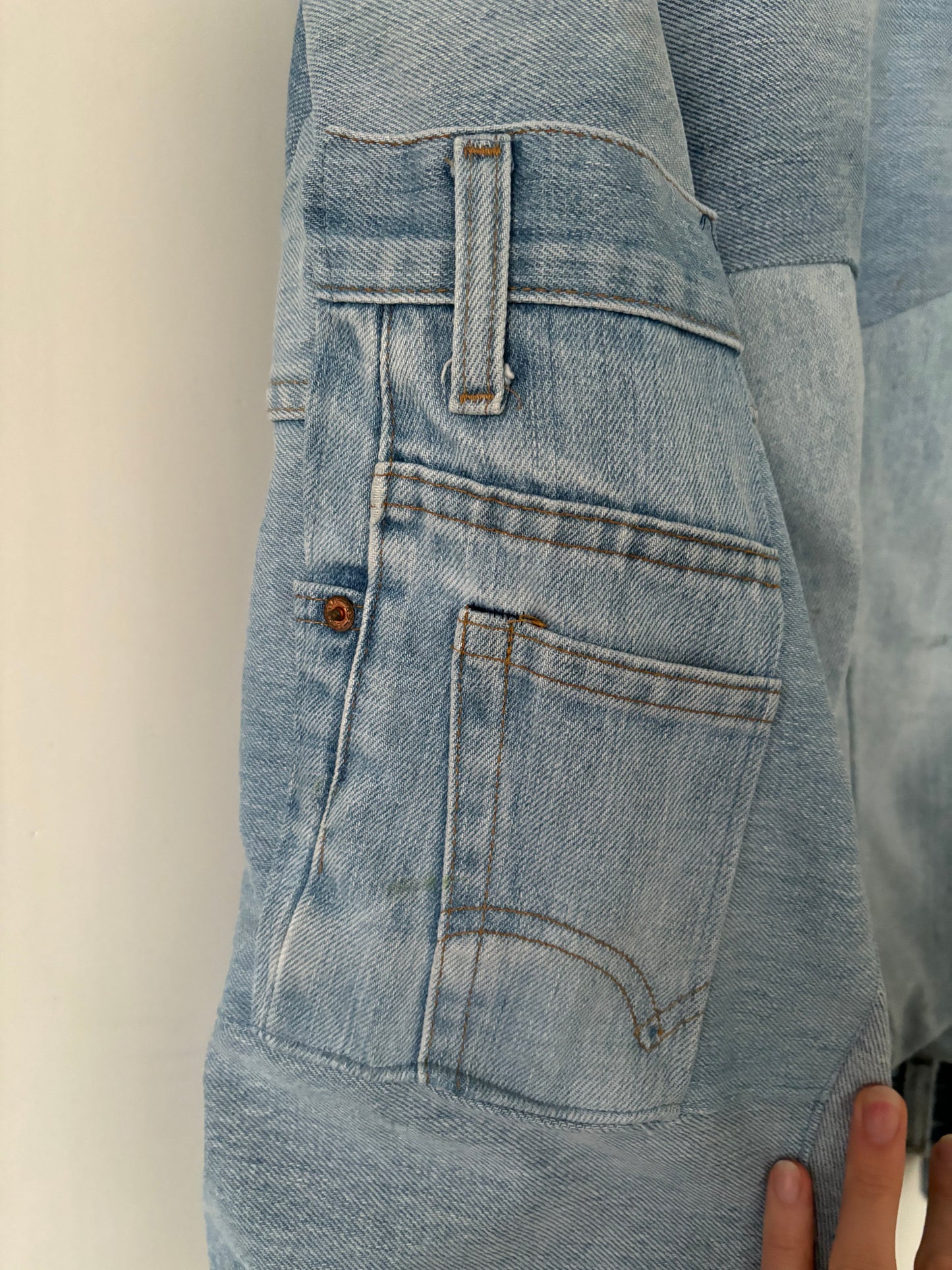 Vintage Denim Bomber