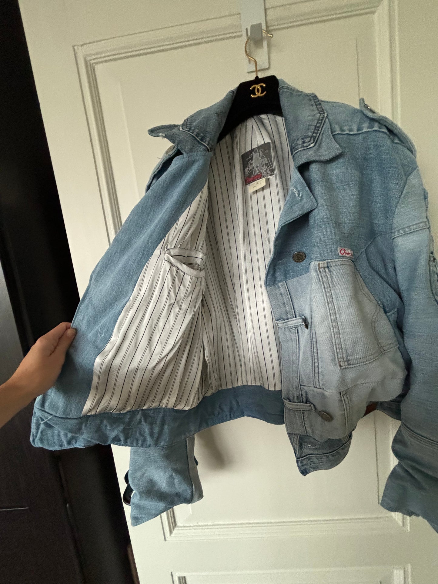 Vintage Denim Bomber