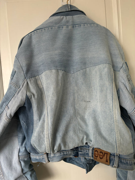 Vintage Denim Bomber