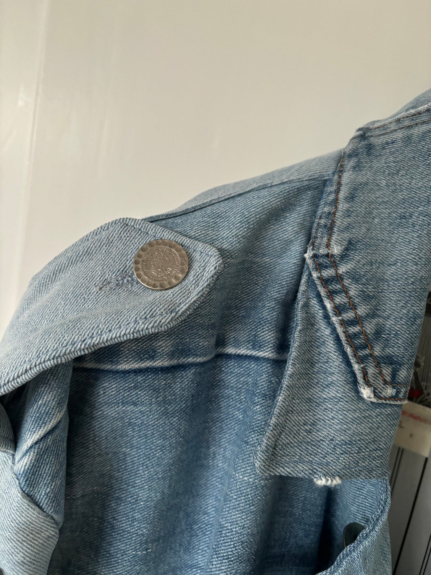 Vintage Denim Bomber