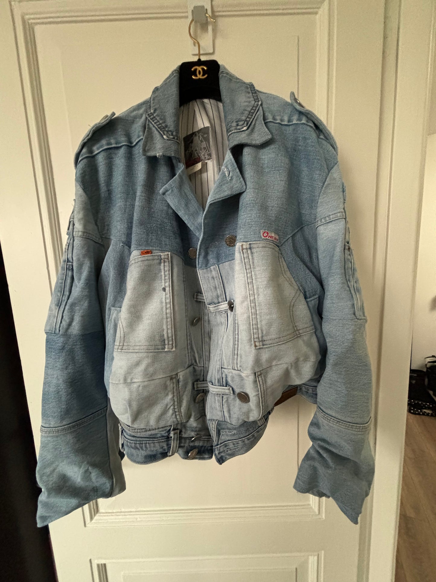 Vintage Denim Bomber