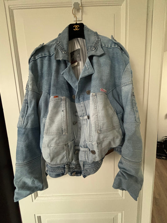 Vintage Denim Bomber