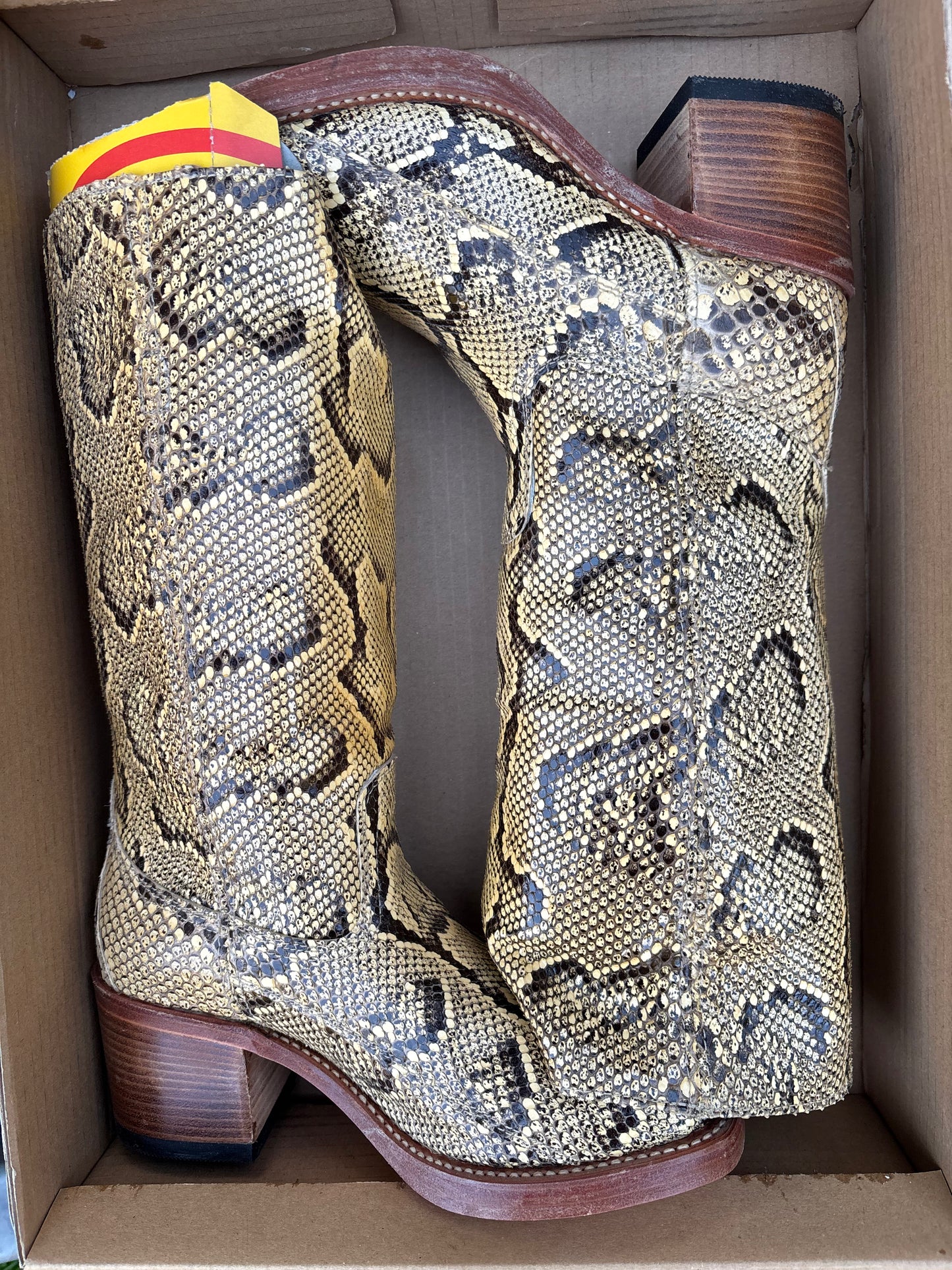 Sendra Python leather boots | Size 36