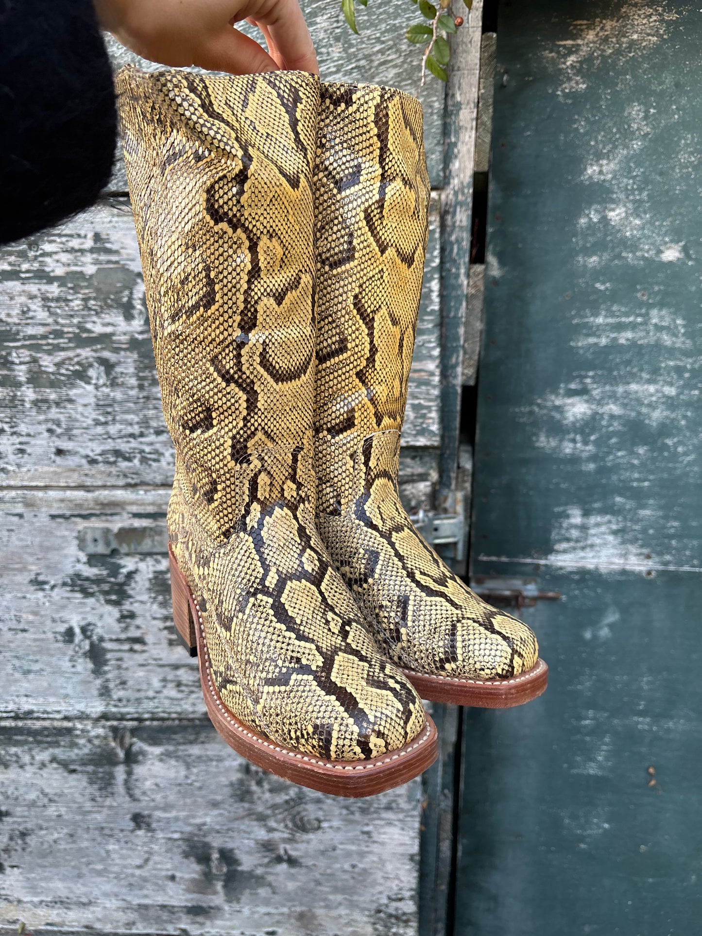 Sendra Python leather boots | Size 36