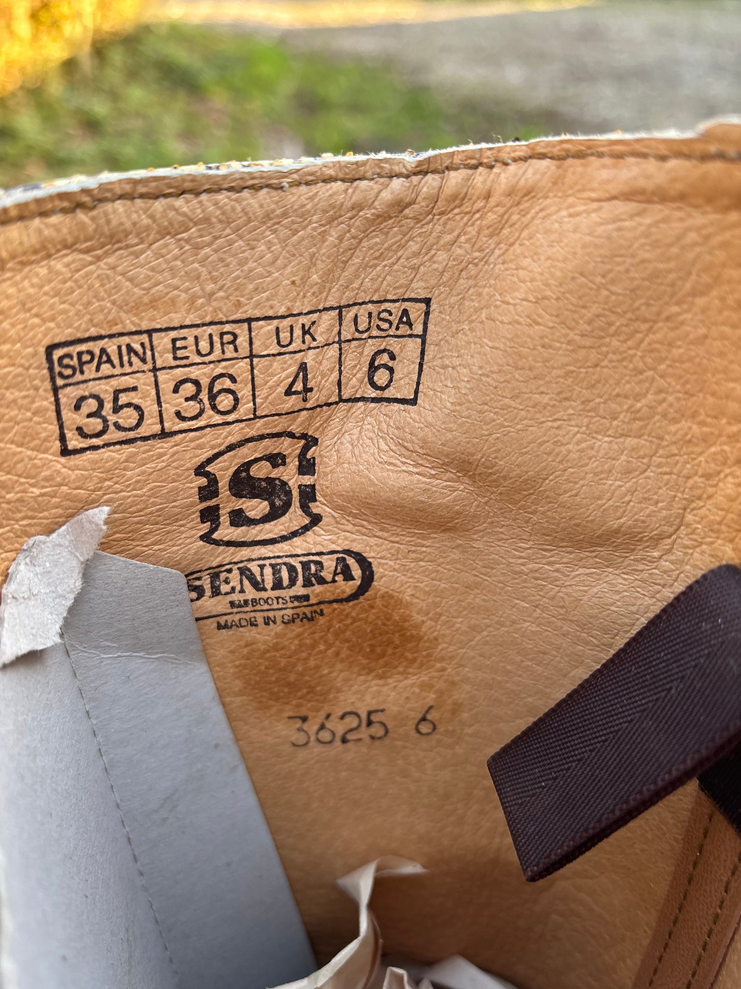 Sendra Python leather boots | Size 36