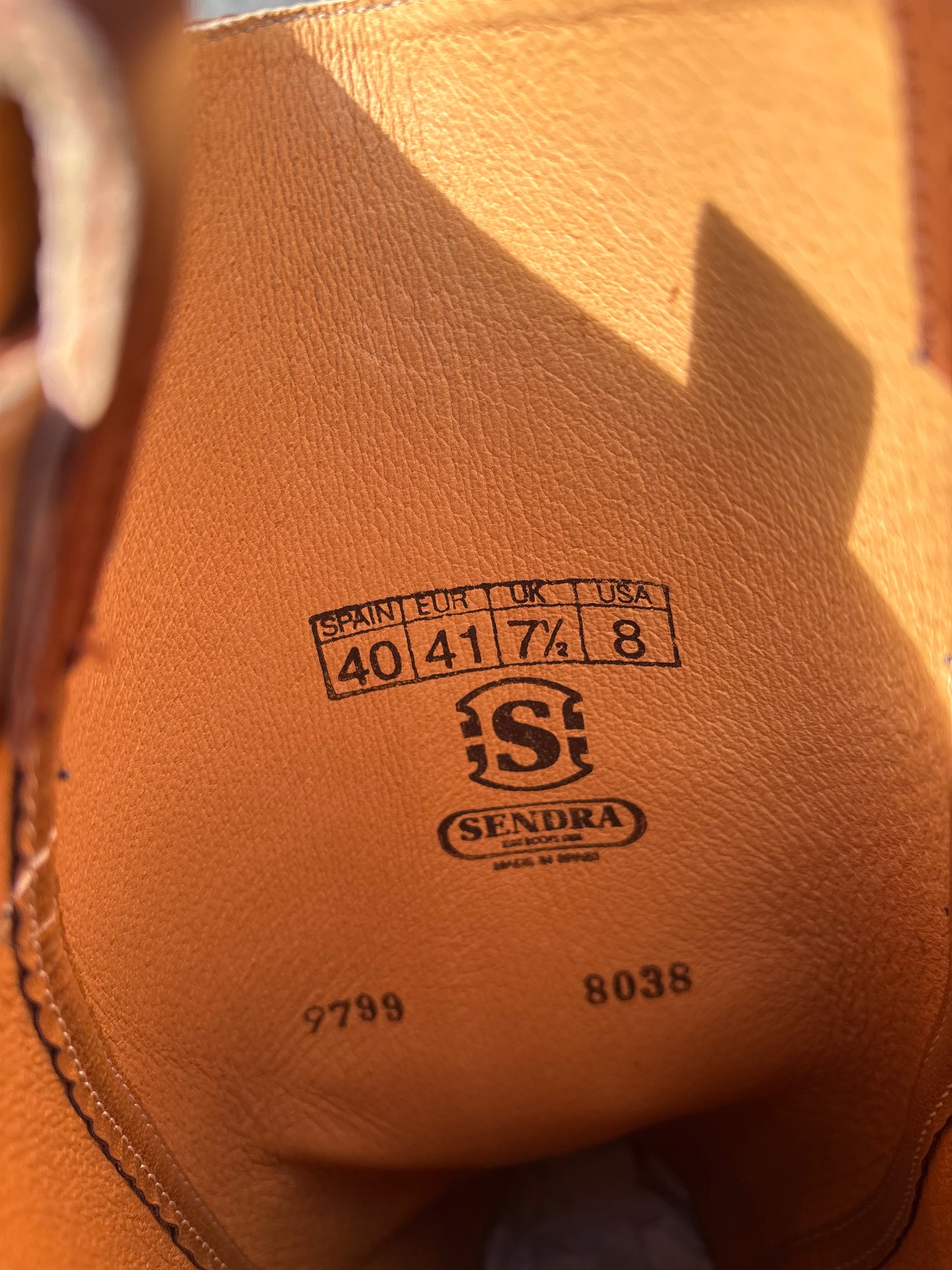 Sendra classic Spanish boots | Size 41
