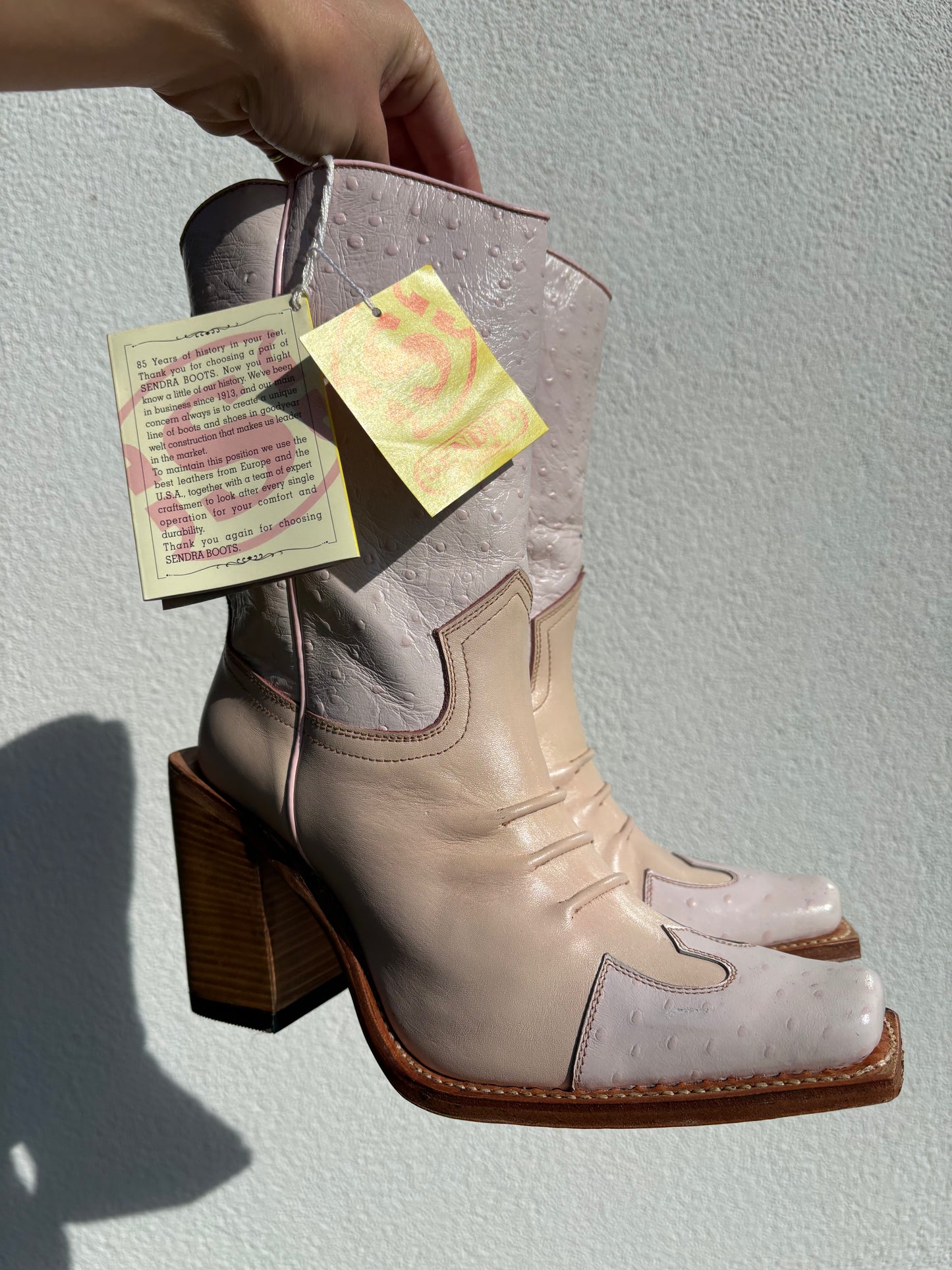 Sendra boots soft pink | Size 40