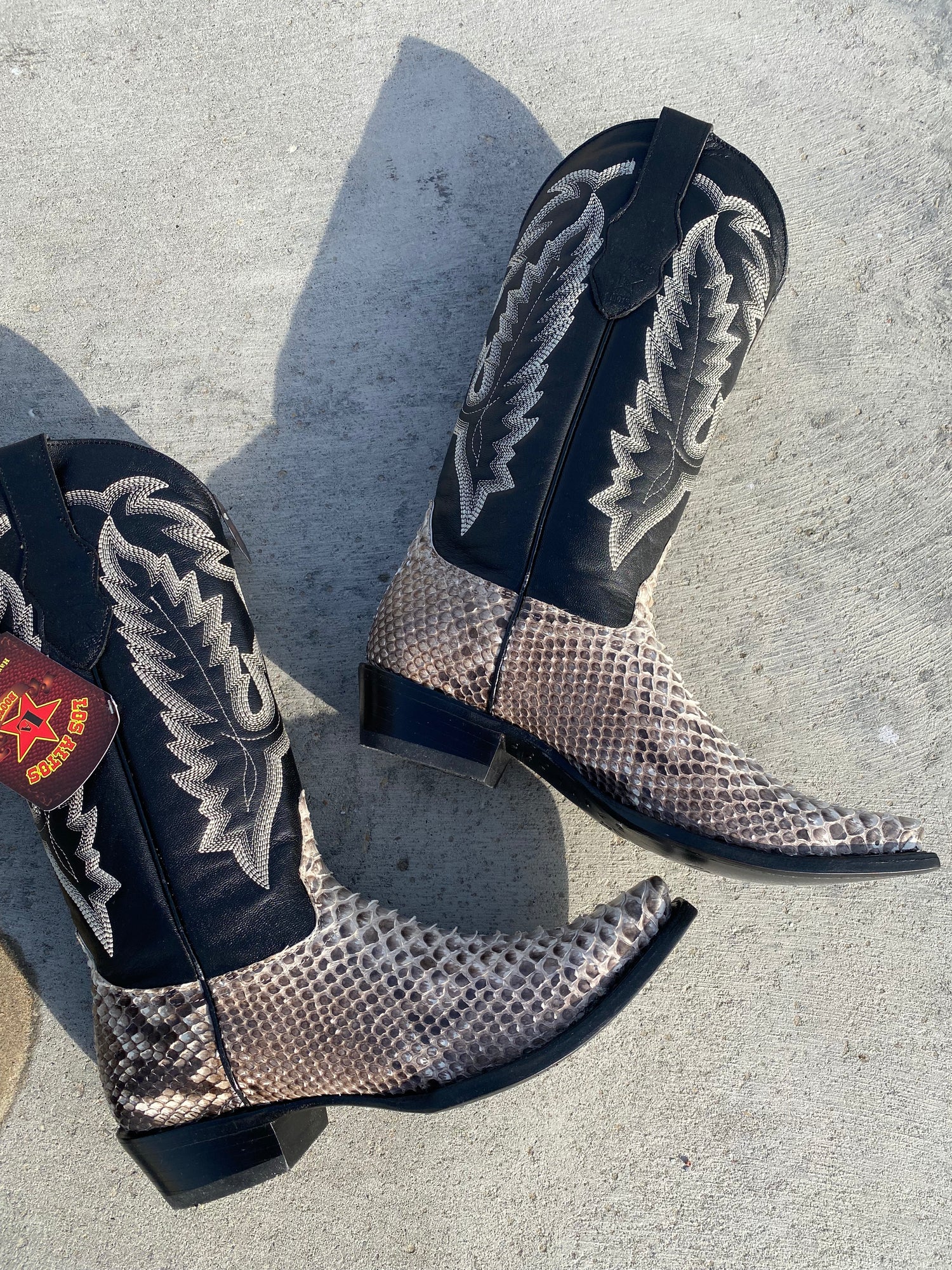 Handmade sales snakeskin boots